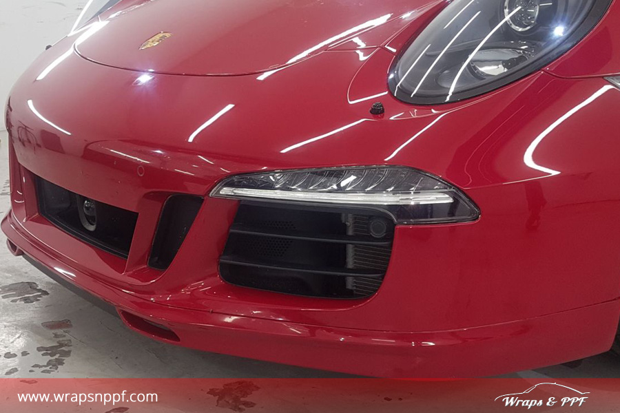 Vehicle-PPF-Installation-in-London-UK-View-1 Completed job on Porsche