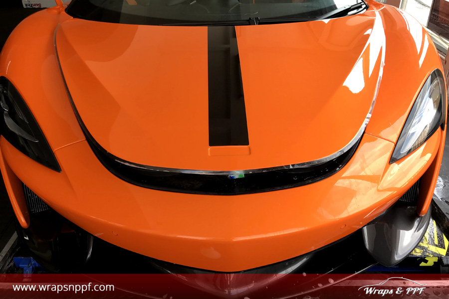 Vehicle-PPF-Installation-in-London-UK-View-4 Completed Ceramic Coating on McLaren