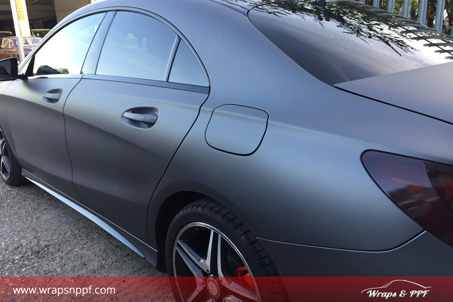 Vehicle-Vinyl-Wrapping-in-London-UK-View-2 Completed Vinyl Wrapping on Mercedes-Benz