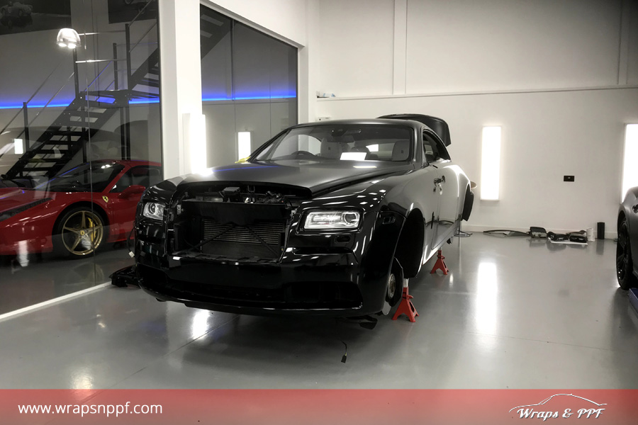Vehicle-Vinyl-Wrapping-in-London-UK-View-9 Vinyl Wrapping Process on Rolls-Royce
